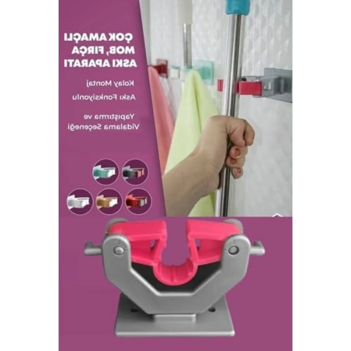 Üçlü Paspas ve Mop Askısı (Düzenleyici)
