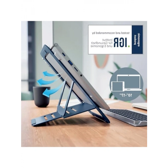 Ultra Düz Alüminyum Laptop Standı - Ergonomik Tasarım