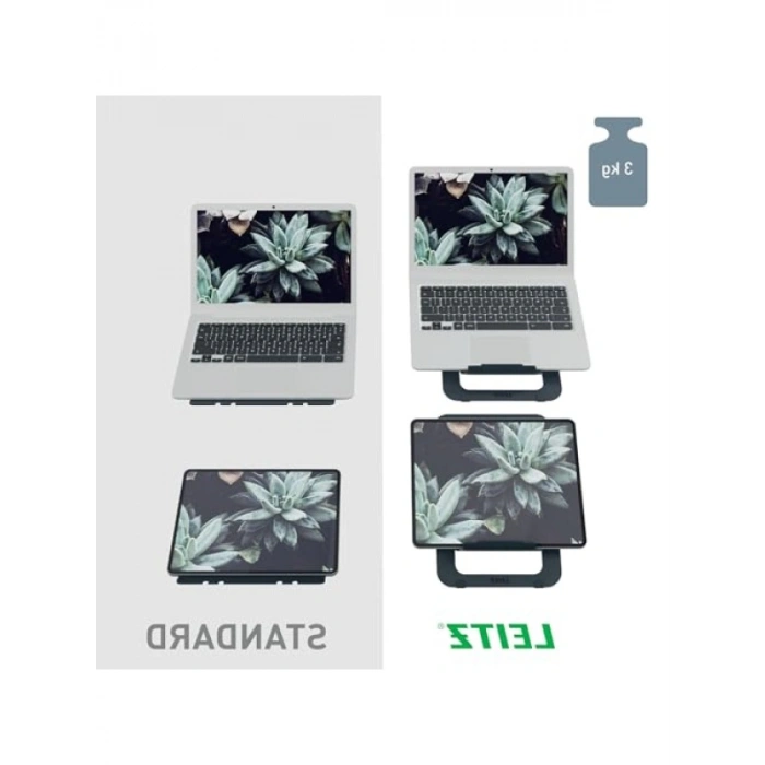 Ultra Düz Alüminyum Laptop Standı - Ergonomik Tasarım