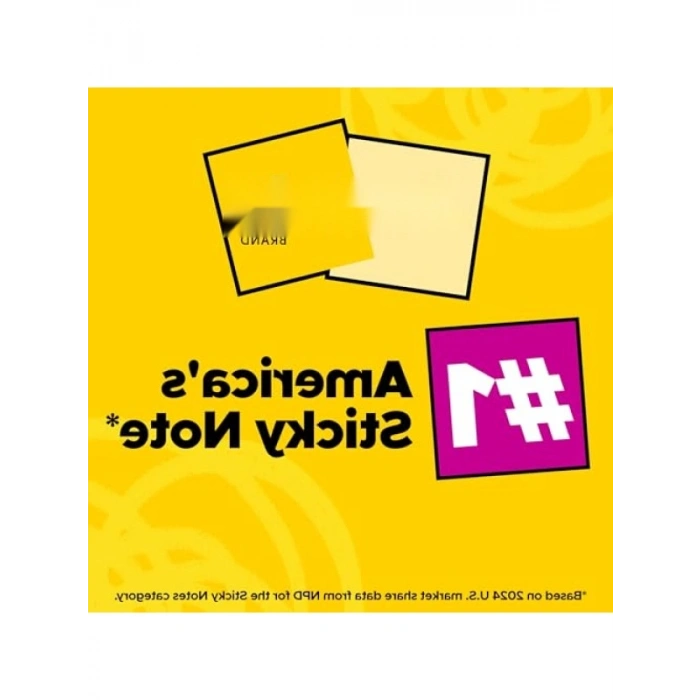 Ultra Renkli Yapışkan Notlar - 8 Ped/Paket