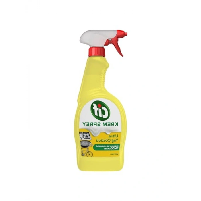 Ultra Yağ Çözücü Limonlu Yüzey Temizleyici Sprey 750 ml