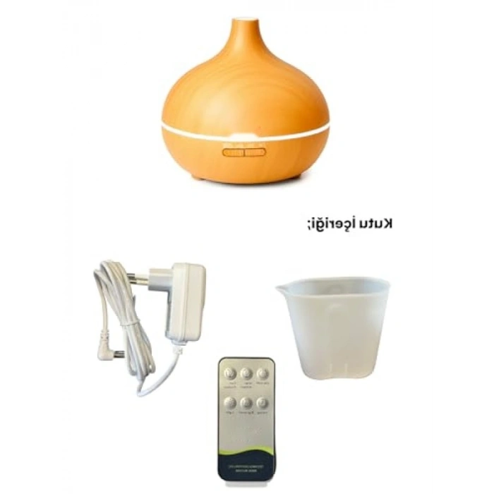 Ultrasonik Hava Nemlendirici ve Aroma Difüzör, Işıklı