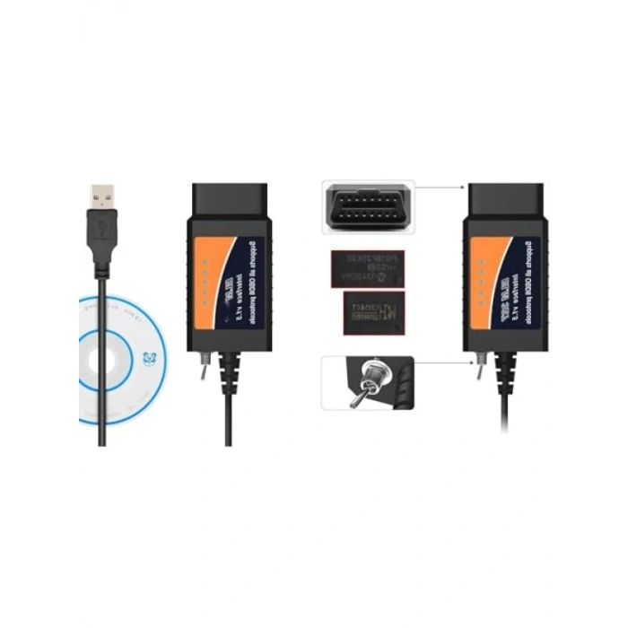 USB Bağlantılı OBD2 Arıza Tespit Cihazı