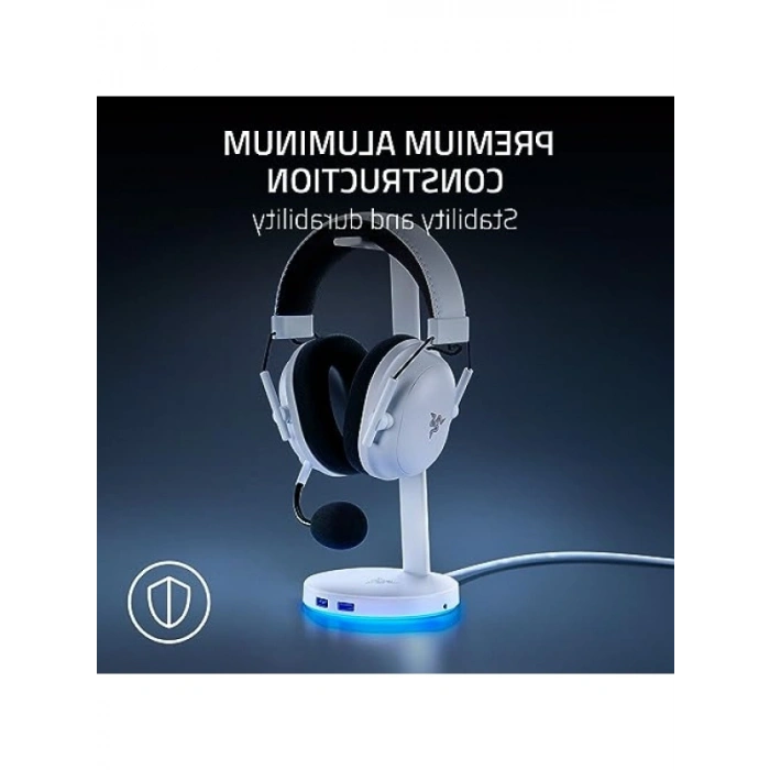 USB Hub ve RGB Aydınlatmalı Kulaklık Standı, 7.1 Surround Ses Desteği
