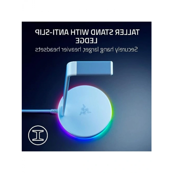 USB Hub ve RGB Aydınlatmalı Kulaklık Standı, 7.1 Surround Ses Desteği