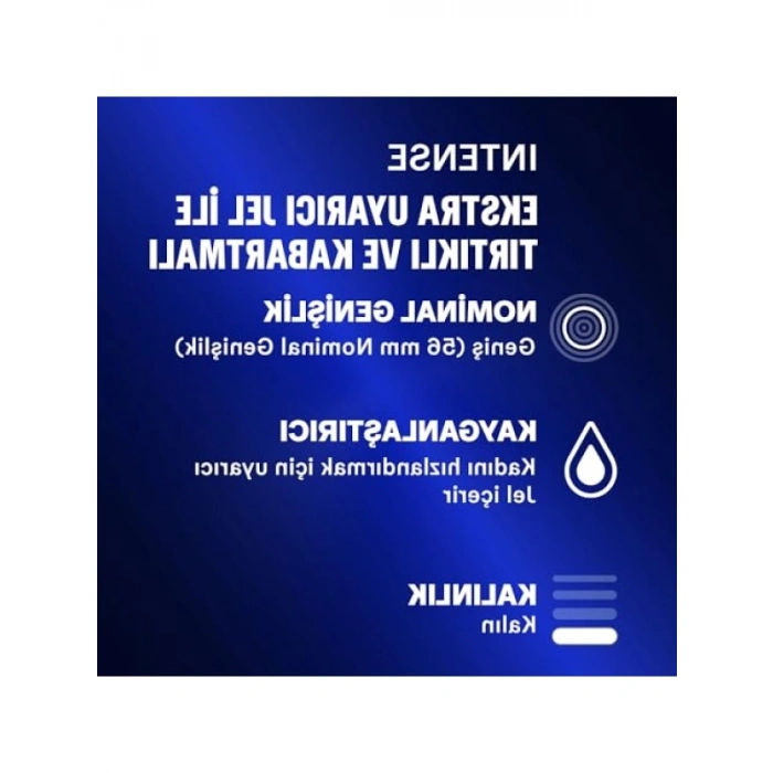 Uyarıcı Jelli ve Tırtıklı Prezervatif, 30 Adet