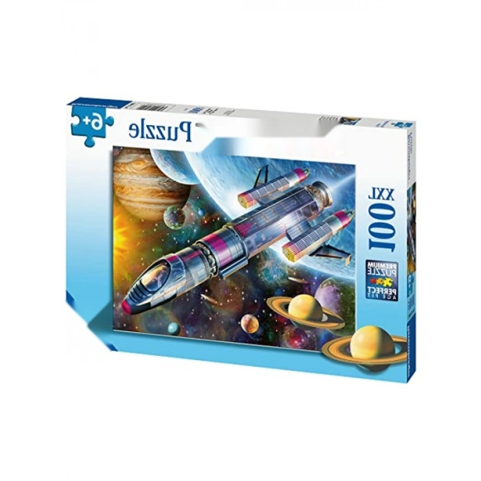 Uzay Görevi 100 Parça Puzzle - Eğlenceli ve Eğitici Aktivite