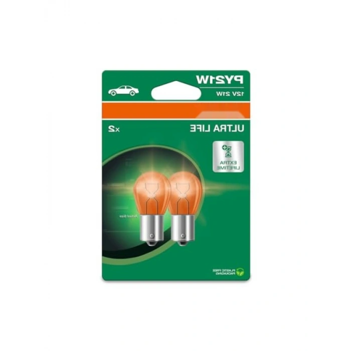 Uzun Ömürlü PY21W Ampul - 2li Blister