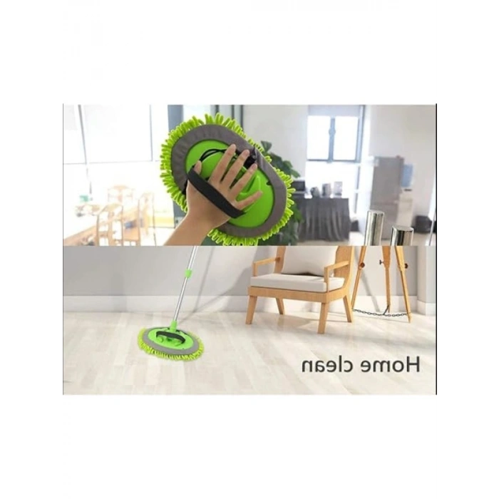 Uzun Saplı Oto Yıkama ve Temizleme Mop Seti