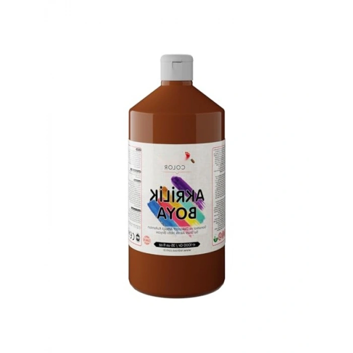 Uzun Süreli Kullanım İçin Terracotta Akrilik Boya, 1000 gr