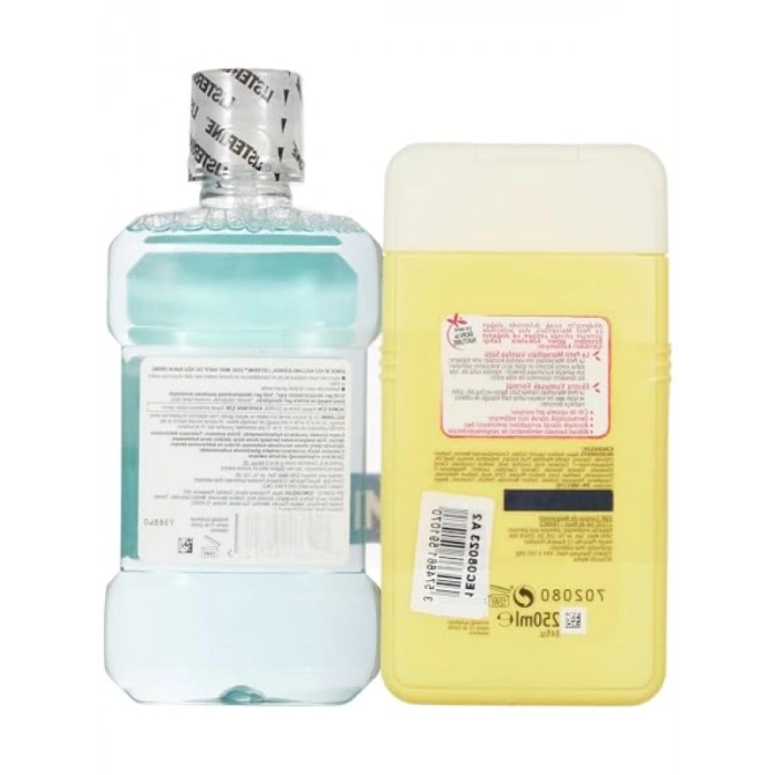 Vanilya Sütü Duş Jeli (250 ml) + Ferahlatıcı Cool Mint Ağız Gargarası (250 ml)