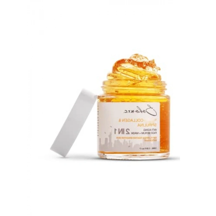 Vegan Kolajen Anti Aging Durulanmayan Maske Etkili Serum