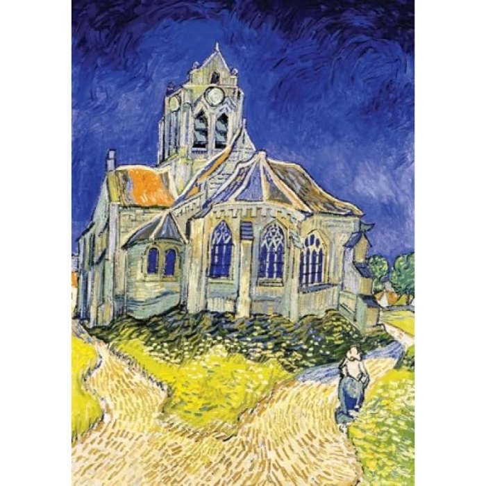 Vincent Van Gogh 1000 Parça Kilise Sanat Puzzle