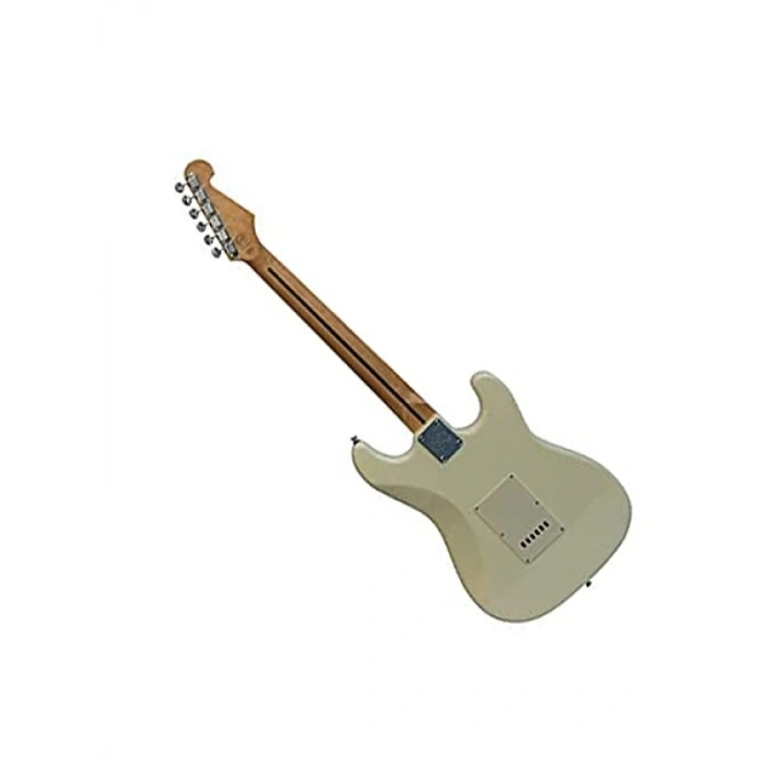 Vintage Beyaz Renk Ihlamur Ağacı Gövde Elektro Gitar