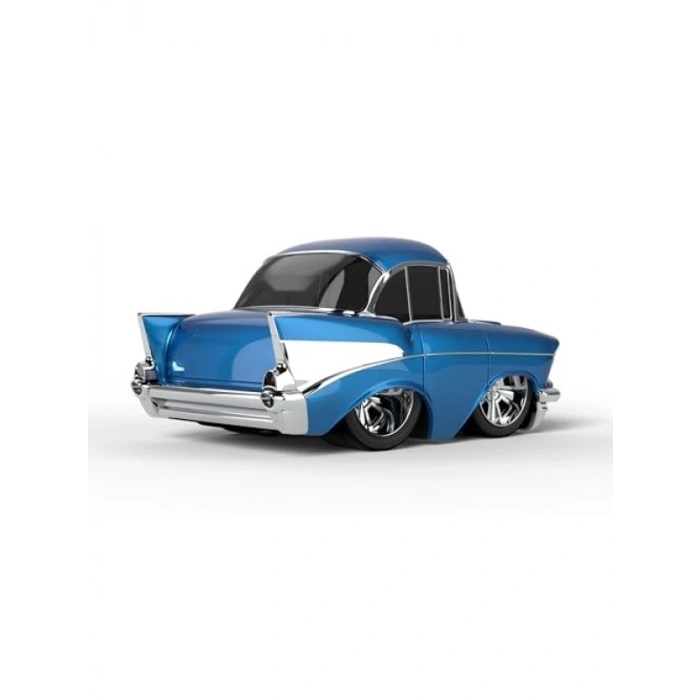 Vintage Tarzda 1957 Model Mavi Araba - Koleksiyonluk