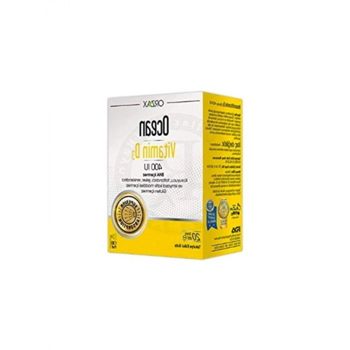 Vitamin D3 Takviyesi, 400 IU, 20 ml Oral Sprey