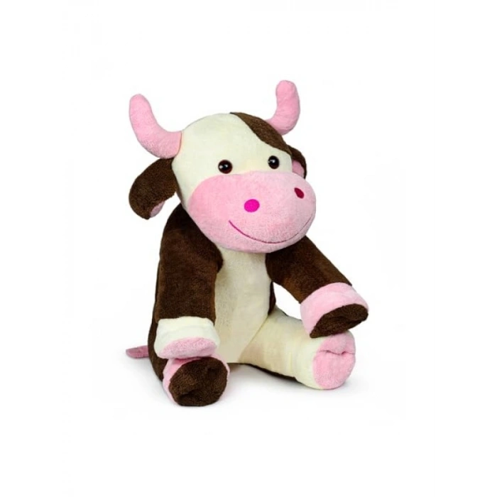 Yaklaşık 80 cm Boyutunda Sevimli Pelüş İnek