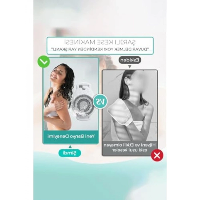 Yapışkanlı Duvara Montajlı Şarjlı Kese Makinesi
