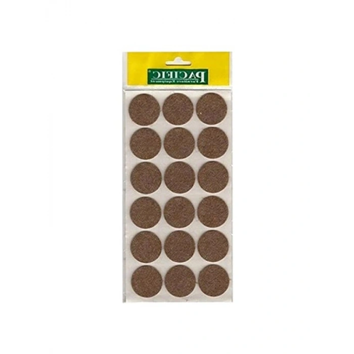 Yapışkanlı Keçe Zemin Koruyucusu - Çap 35 mm (18 Parça)