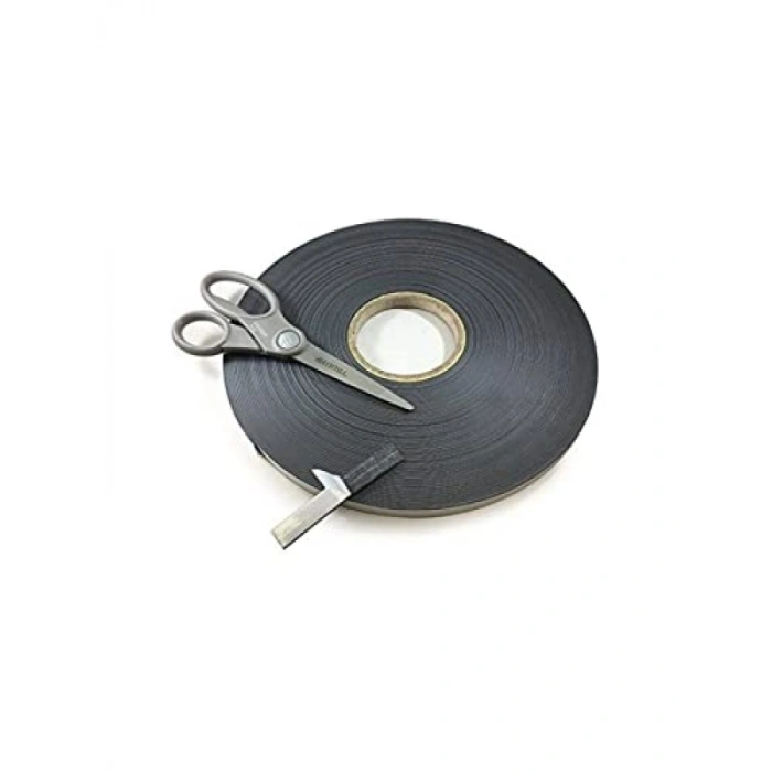 Yapışkanlı Şerit Mıknatıs - 12 mm Genişlik x 1 mm Kalınlık - 5 Metre