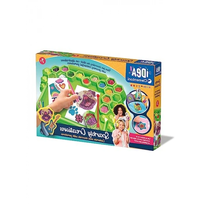 Yaratıcı Çalışma Seti - Parıltılı 3D Gem Çıkartma