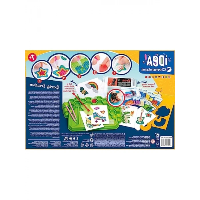 Yaratıcı Çalışma Seti - Parıltılı 3D Gem Çıkartma