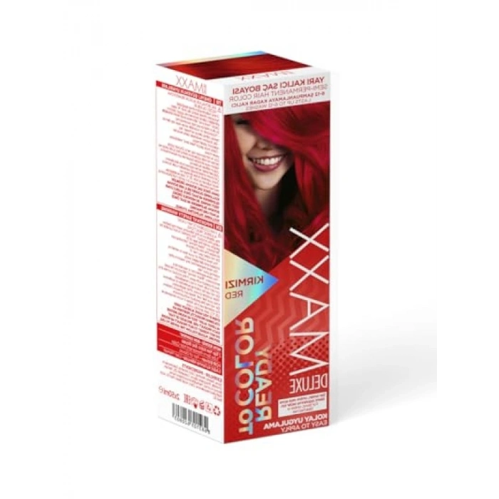 Yarı Kalıcı Kırmızı Saç Boyası - Maxx Deluxe