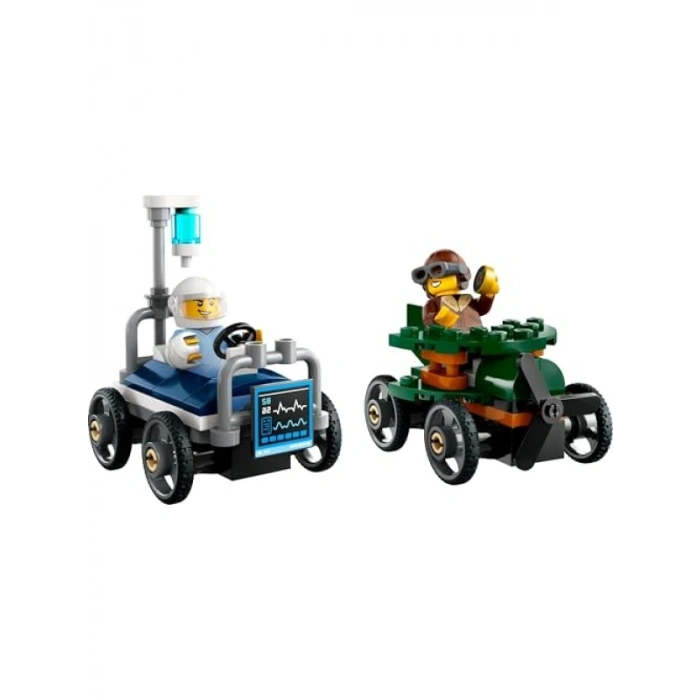 Yarış Arabası ve Uçak Temalı Yaratıcı LEGO Oyun Seti