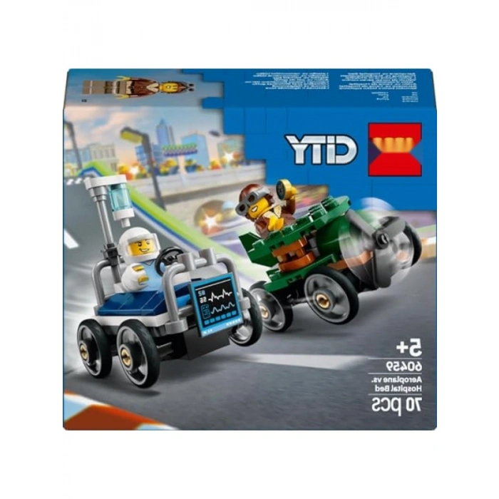 Yarış Arabası ve Uçak Temalı Yaratıcı LEGO Oyun Seti