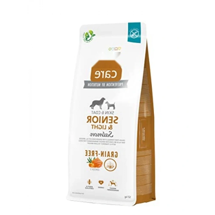 Yaşlı Köpekler için Tahılsız Somon Balıklı Kuru Mama - 12 kg