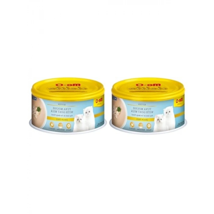 Yavru Kedi İçin Keçi Sütü ve Ton Balığı Püresi Konserve - 80 gr (2 Paket)