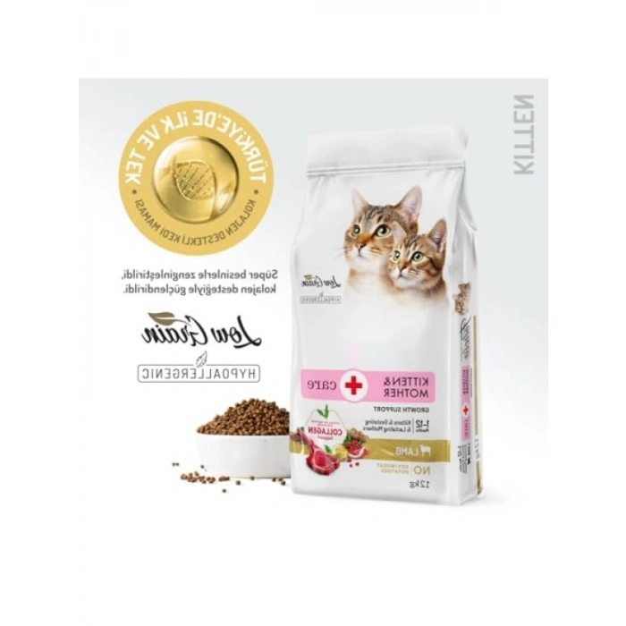 Yavru Kedi Maması - Az Tahıllı Kuzu Etli 12 Kg