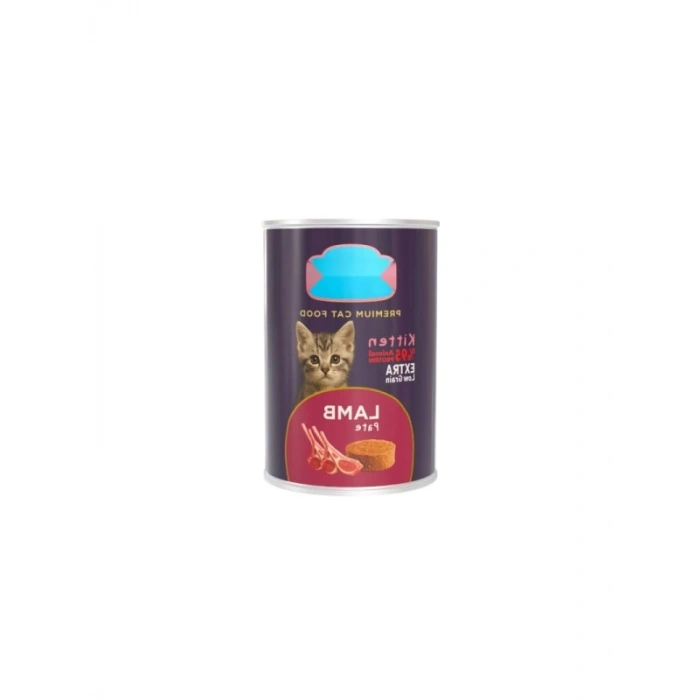 Yavru Kediler İçin Kuzu Etli 400 gr Pate Konserve Mama