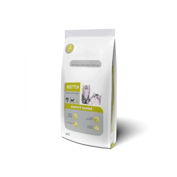 Yavru Kediler için Somonlu Kedi Maması 12kg