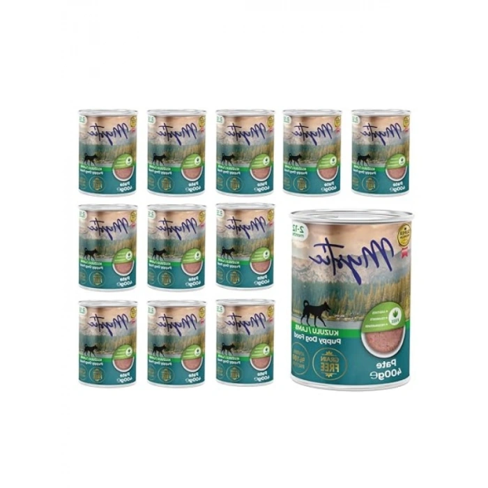 Yavru Köpek Kuzulu Pate – 400 Gr x 12 Adet