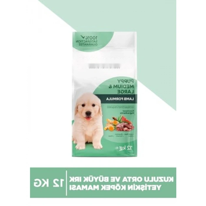 Yavru Köpek Maması - Kuzu ve Pirinçli - 12 kg