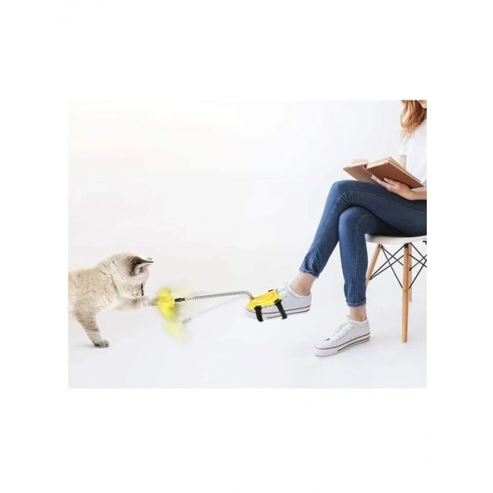 Yaylı ve Tüylü Kedi Ayak Oltası