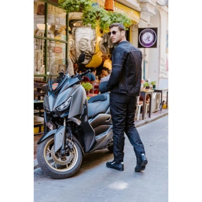 Yazlık Fileli Erkek Motosiklet Ceketi 2XL