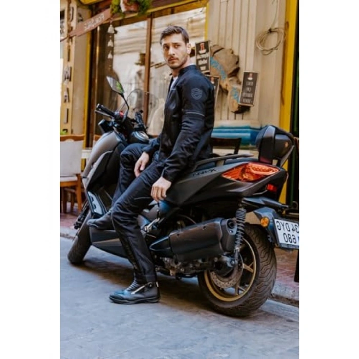 Yazlık Fileli Erkek Motosiklet Ceketi 2XL