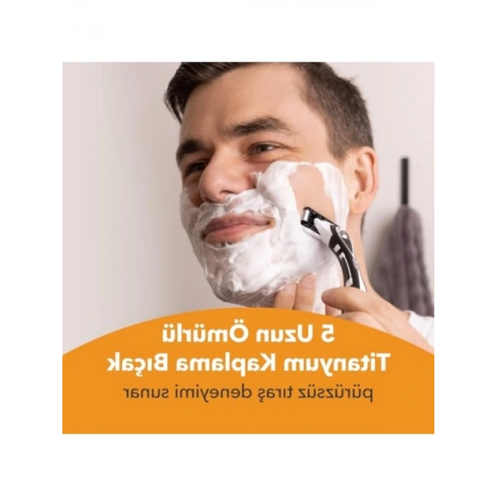 Yedek Tıraş Bıçağı Kartuşu, 4lü Set, 5 Bıçaklı