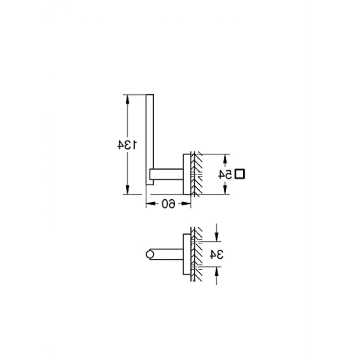 Yedek Tuvalet Kağıdı Tutucu | Krom Renk