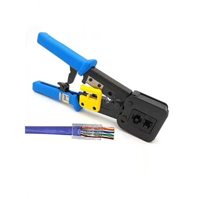 Yeni Nesil RJ45/RJ11 CAT6 Kablo Ucu Sıkma Pense