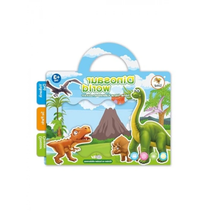 Yeniden Kullanılabilir Dinozor Temalı Sticker Seti