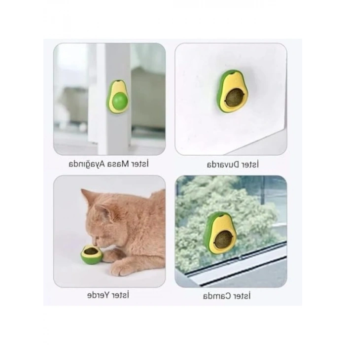 Yenilebilir Avokado Kedi Nanesi Topu