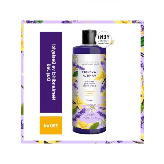 Yenileyici ve Pürüzsüzleştirici Duş Jeli (750 ml, Lavanta & Vanilya)