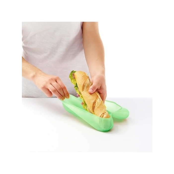 Yenilikçi 22 cm Baget Ekmek Kılıfı - Tekrar Kullanılabilir
