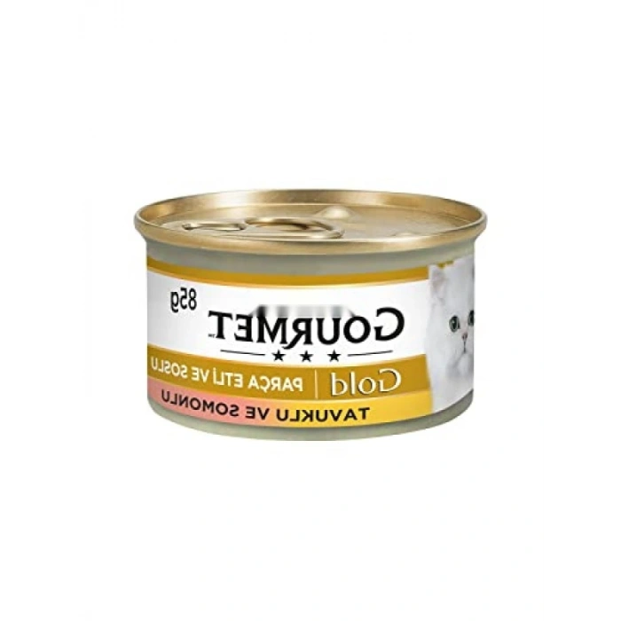 Yetişkin Kedi İçin Parça Etli Somon ve Tavuklu Yaş Maması 85 g