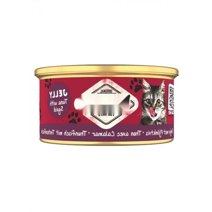 Yetişkin Kedi Konservesi - Ton Balığı ve Kalamar 85gr