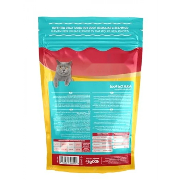 Yetişkin Kedi Maması Balık ve Pirinç 0.40 Kg
