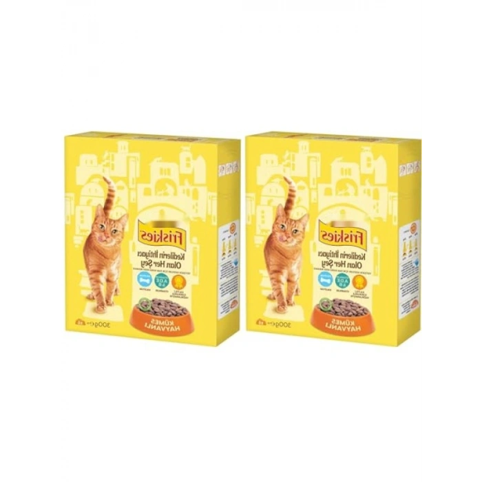 Yetişkin Kediler İçin Kümes Hayvanlı Mama 300 Gr 2li Paket